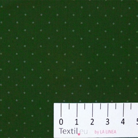 Dots - Cotton Sateen - Green - 100% cotton 