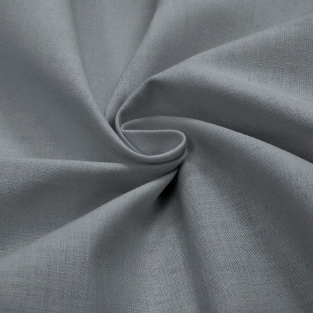 Solid colour - Cotton plain - Grey, Black - 100% cotton 