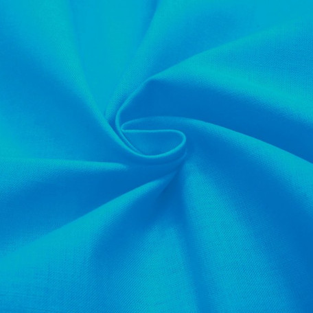Solid colour - Cotton plain - Blue - 100% cotton 