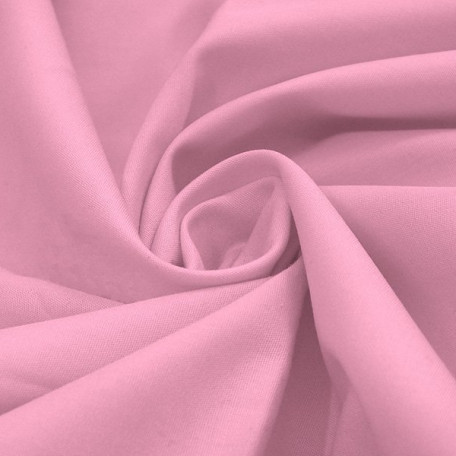 Jednokolorowe  - Bawełniana popelina - Różowy  - 100% bawełna  