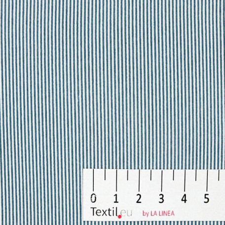 Stripes - Cotton Sateen - Blue - 100% cotton 