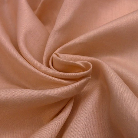 Solid colour - Cotton Sateen - Orange - 100% cotton 