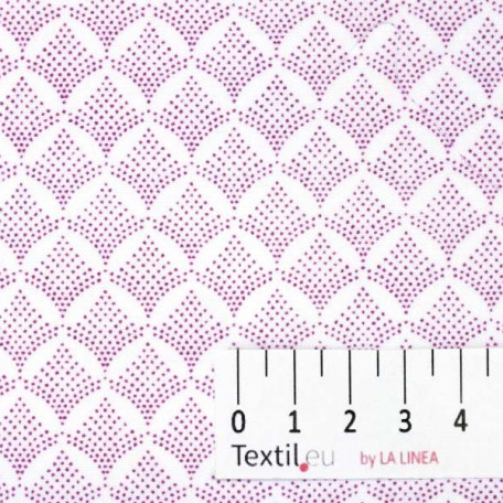 Ornaments - Elastic poplin - Violet - 97% cotton/3% elastan 