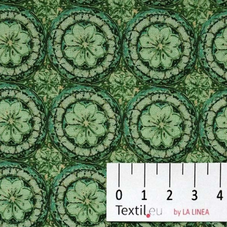 Ornaments - Cotton plain - Green - 100% cotton 