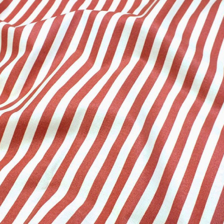 Stripes - Plain - ACRYLAT coated, matt - Brown, Beige - 100% cotton/100% ACRYL 