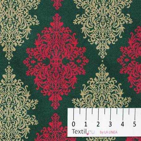 Ornaments - Cotton plain - Green - 100% cotton 
