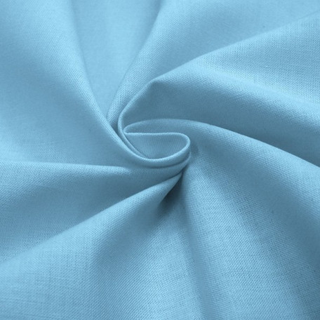 Solid colour - Cotton plain - Blue - 100% cotton 