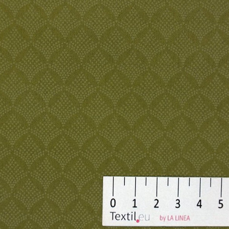 Ornamenty - Bavlněný satén - Zelená - 100% bavlna 