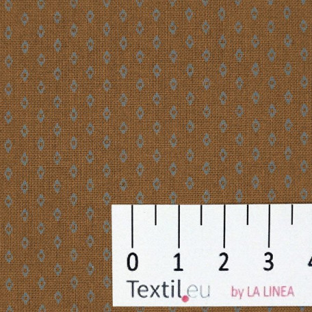 Ornaments - Plain - ACRYLAT coated, matt - Brown - 100% cotton/100% ACRYL 