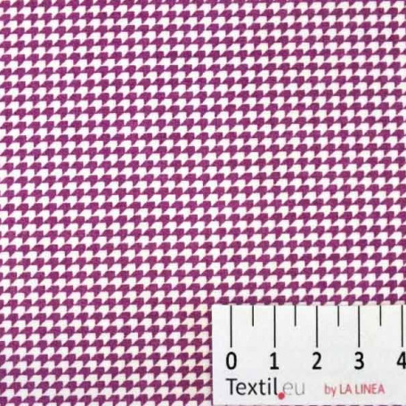 Abstract - Elastic poplin - Violet - 97% cotton/3% elastan 