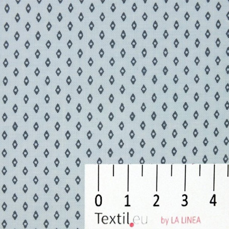 Ornamenti - Tela in cotone  - Blu  - 100% cotone  