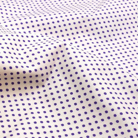 Dots - Plain - ACRYLAT coated, matt - Violet - 100% cotton/100% ACRYL 