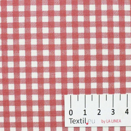 Checks - Cotton plain - Pink - 100% cotton 