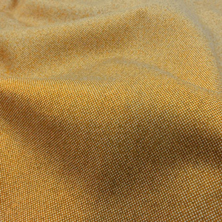 Abstraktní - Bavlněný satén - Žlutá - 100% bavlna 