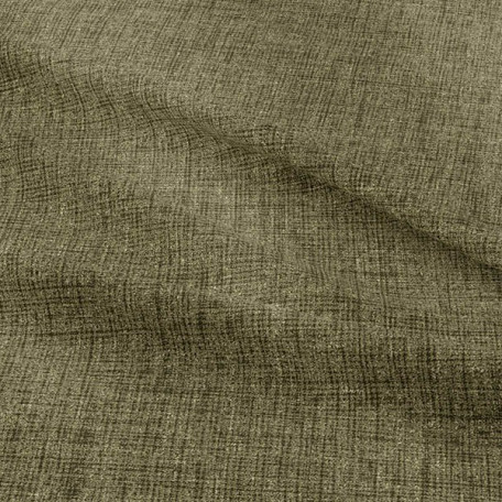Abstraktní - Bavlněný satén - Zelená, Hnědá - 100% bavlna 