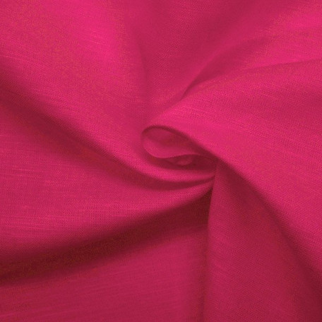 Solid colour - Linen with cotton - Burgundy - 60% linen/40% cotton 