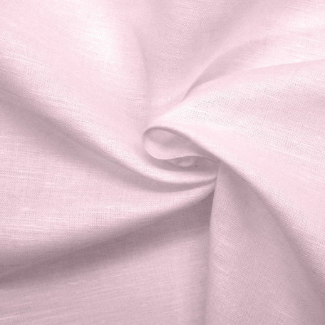Naše UNI - Lněné plátno s bavlnou - Růžová - 65% len/35% bavlna 