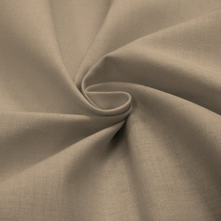 Solid colour - Cotton plain - Beige - 100% cotton 