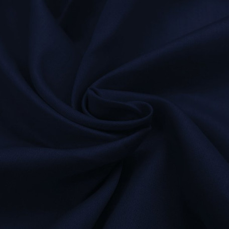 Jednokolorowe  - Satyna bawełniana - Niebieski  - 100% bawełna  