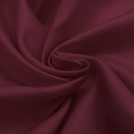 Solid colour - Cotton Sateen - Red - 100% cotton 