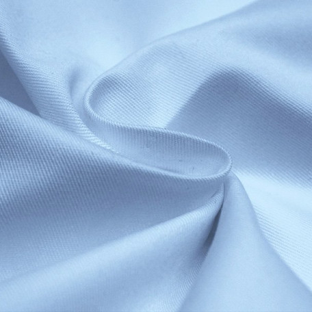 Solid colour - Cotton twill - Blue - 100% cotton 
