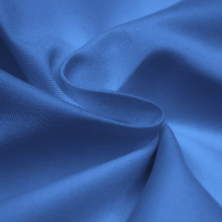 Solid colour - Cotton twill - Blue - 100% cotton 