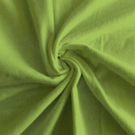 Jednokolorowe  - Flanela - jednostronna  - Zielony  - 100% bawełna  