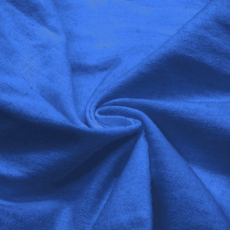 Solid colour - Flannel - single sided - Blue - 100% cotton 