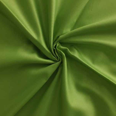Jednokolorowe  - Satyna bawełniana - Zielony  - 100% bawełna  