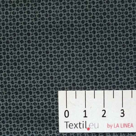 Dots, Abstract - Cotton Sateen - Grey - 100% cotton 