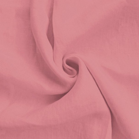 Solid colour - Linen plain - Pink - 100% linen 