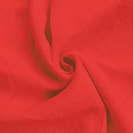 Solid colour - Linen plain - Red - 100% linen 
