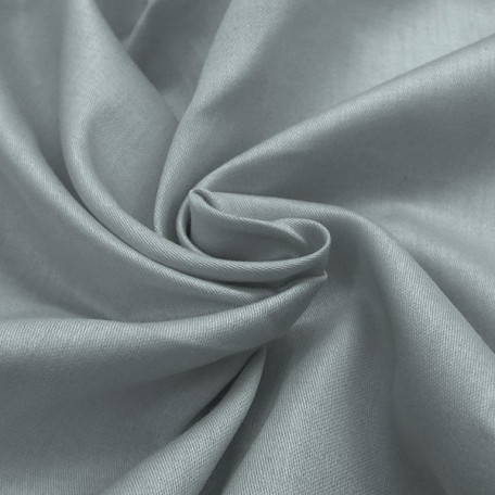 Solid colour - Cotton Sateen - Grey, Blue - 100% cotton 