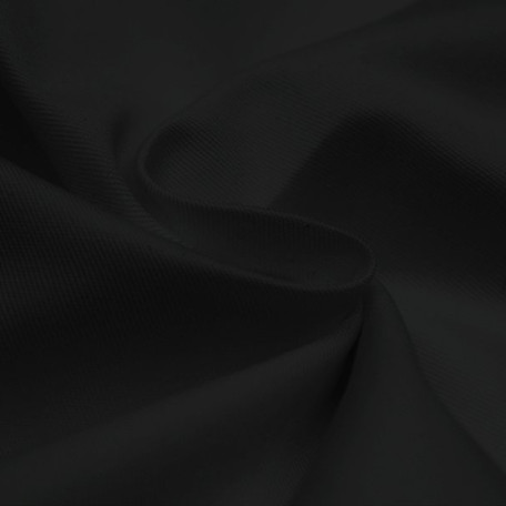 Solid colour - Cotton twill - Black - 100% cotton 